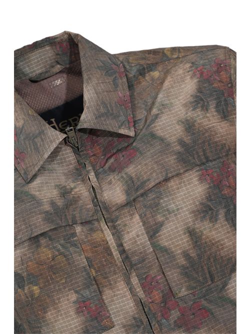 Giacca in tessuto tecnico con stampa floreale Herno | GI000583U 127778500